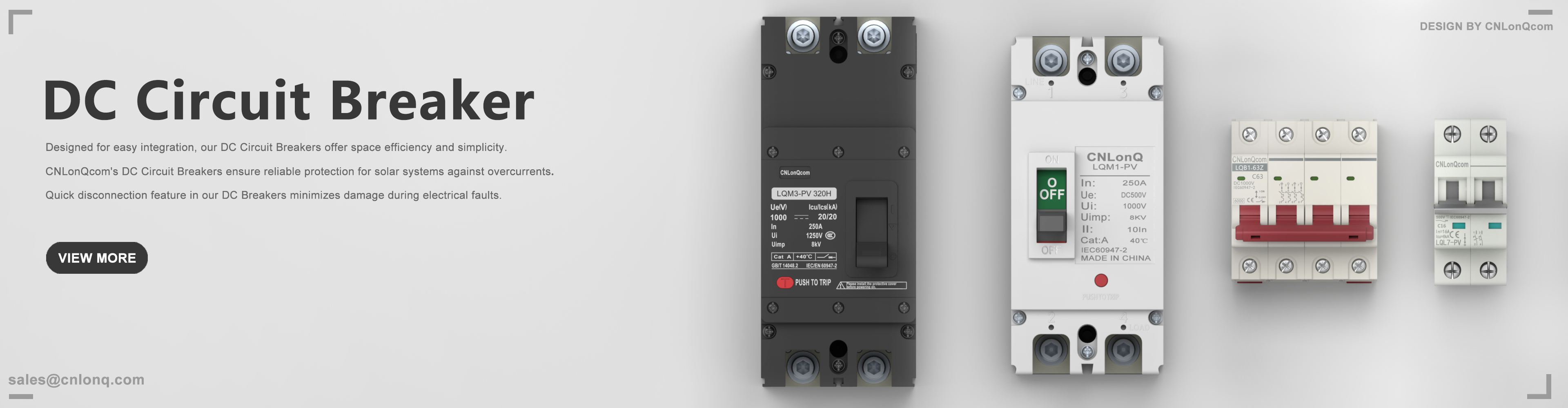 قاطع دائرة التيار المستمر LQL7-PV