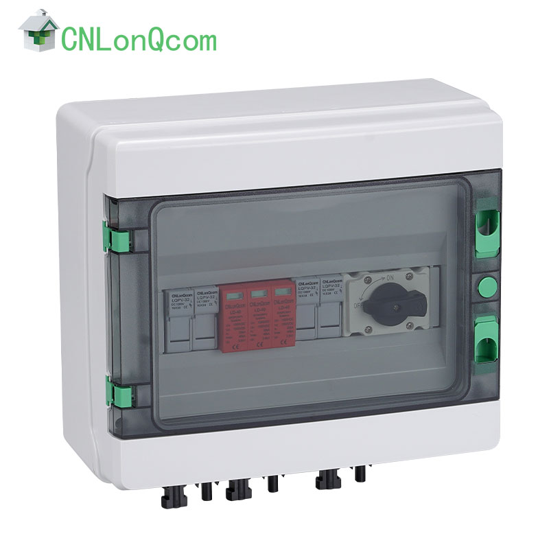 صندوق تجميع بلاستيكي DC1000V 2 داخل و1 خارج